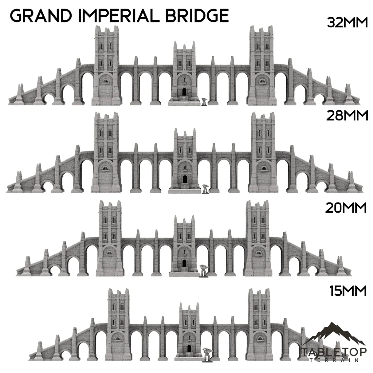 Tabletop Terrain Building Grand Imperial Bridge