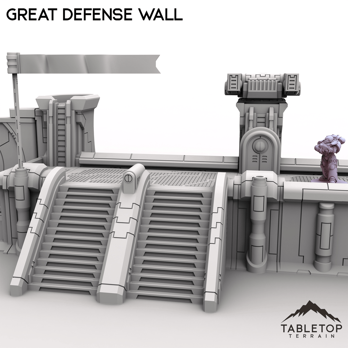 Tabletop Terrain Building Great Defense Wall