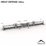Tabletop Terrain Building Great Defense Wall