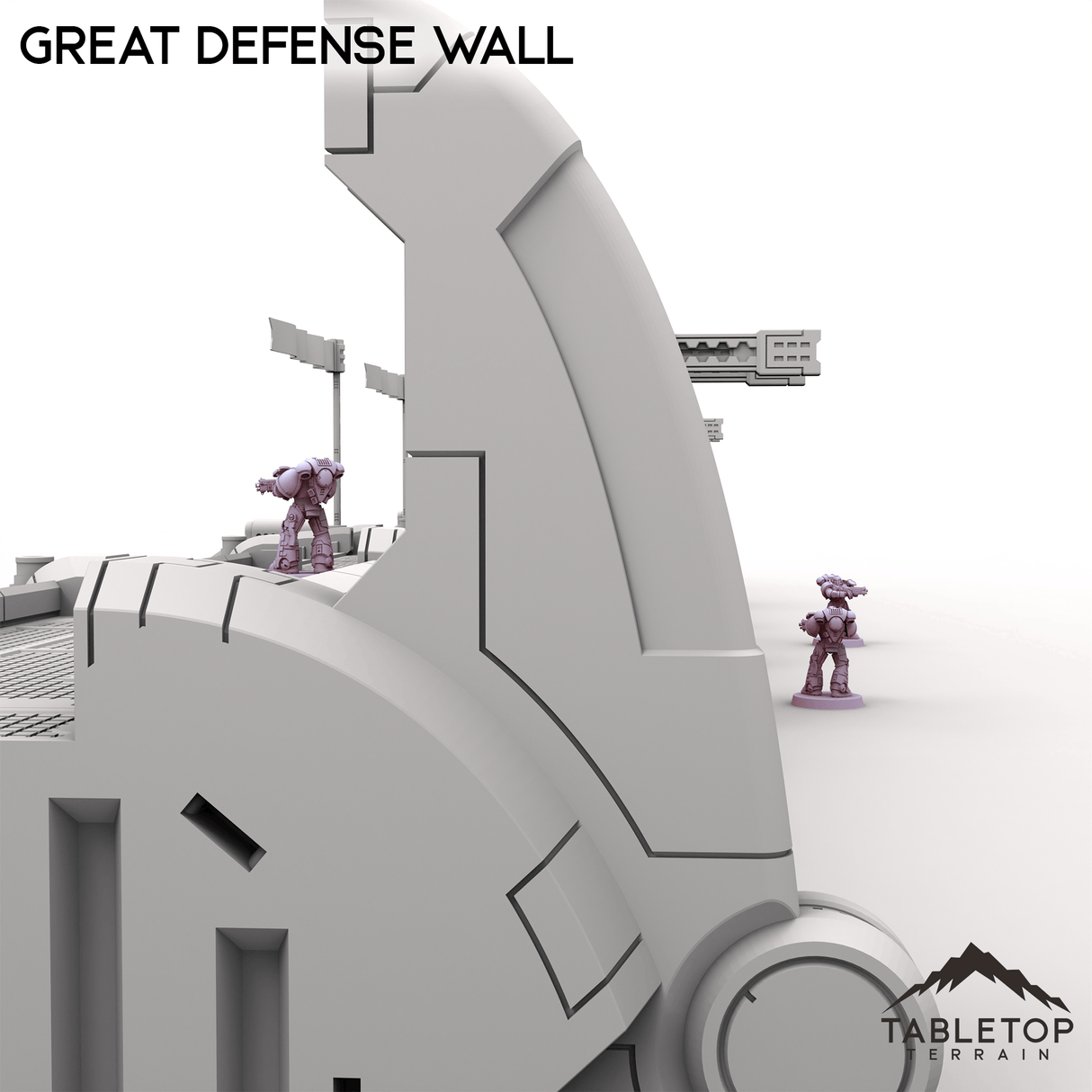 Tabletop Terrain Building Great Defense Wall