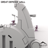 Tabletop Terrain Building Great Defense Wall