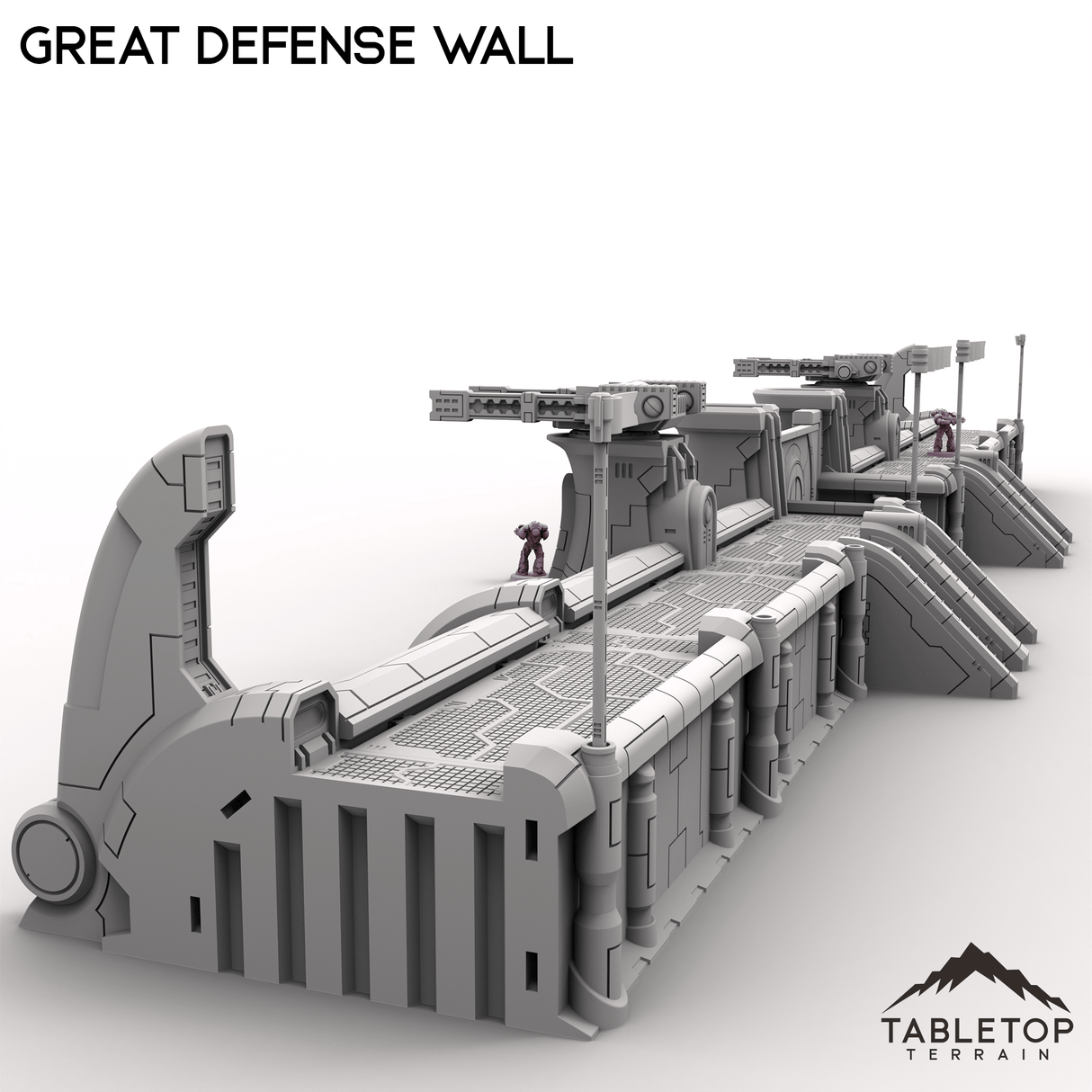 Tabletop Terrain Building Great Defense Wall