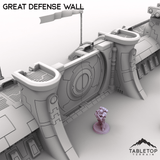 Tabletop Terrain Building Great Defense Wall