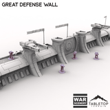 Tabletop Terrain Building Great Defense Wall