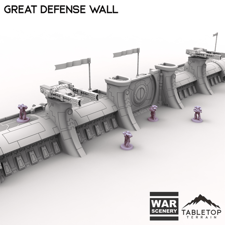 Tabletop Terrain Building Great Defense Wall