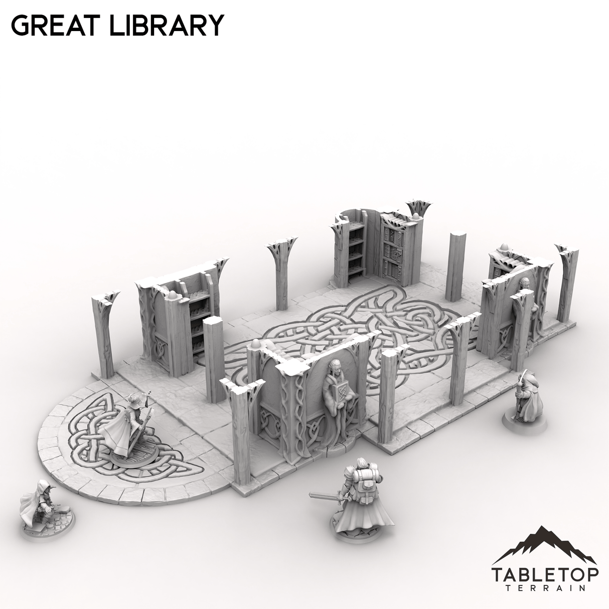 Tabletop Terrain Building Great Library - Kingdom of Noldareth