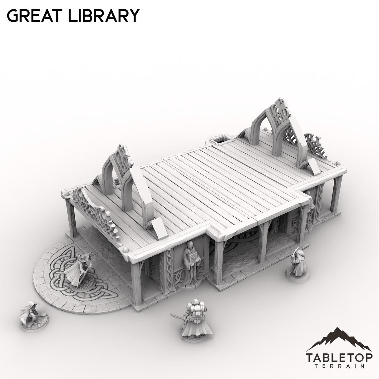 Tabletop Terrain Building Great Library - Kingdom of Noldareth