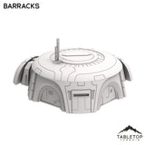 Tabletop Terrain Building Greater Good Barracks