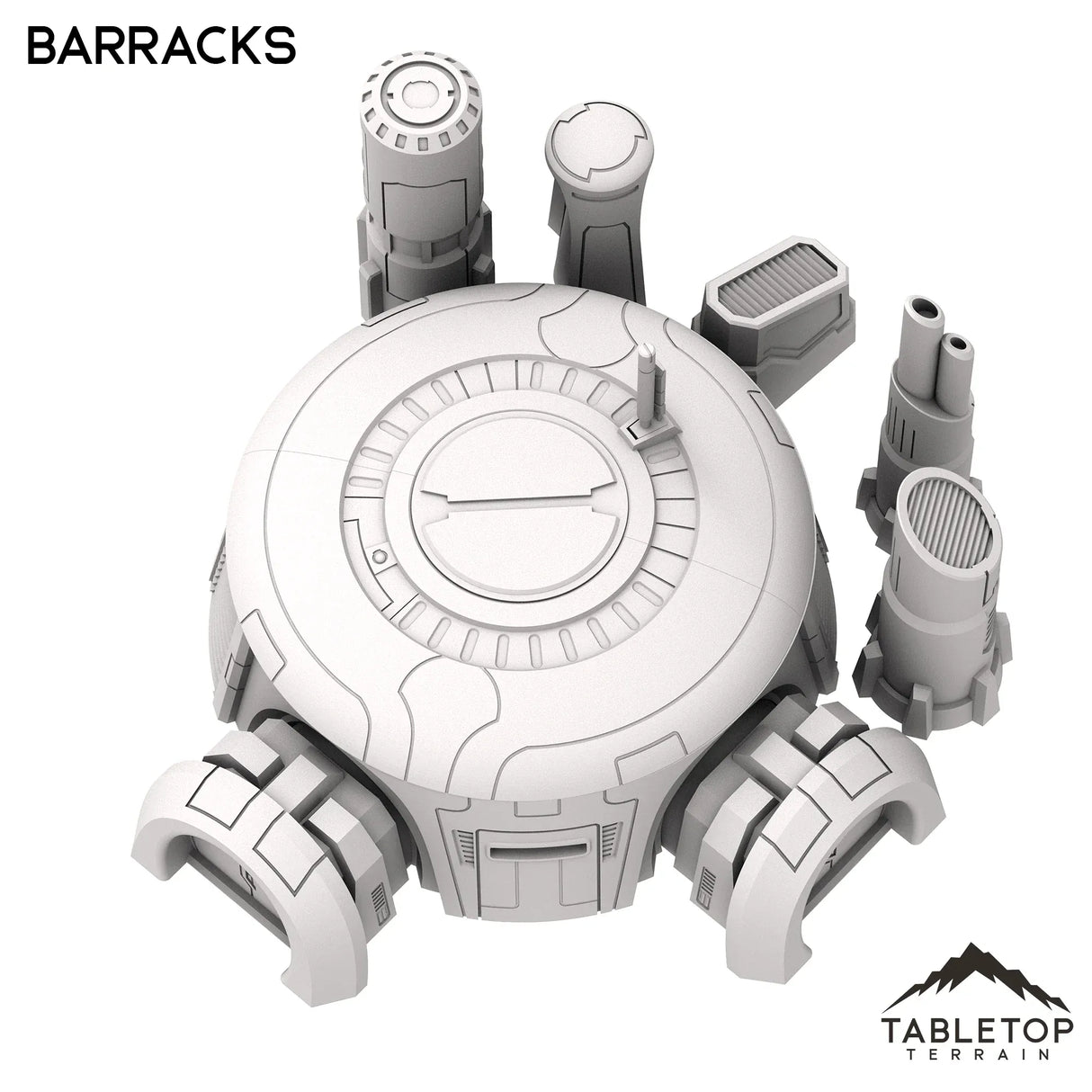 Tabletop Terrain Building Greater Good Barracks