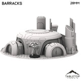 Tabletop Terrain Building Greater Good Barracks
