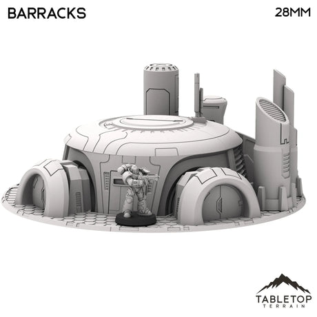 Tabletop Terrain Building Greater Good Barracks