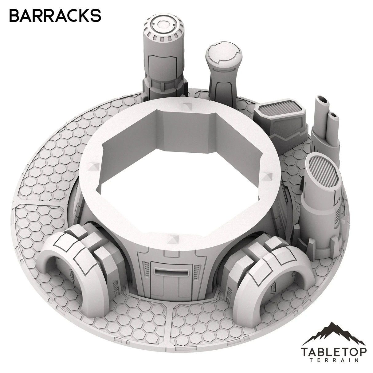 Tabletop Terrain Building Greater Good Barracks