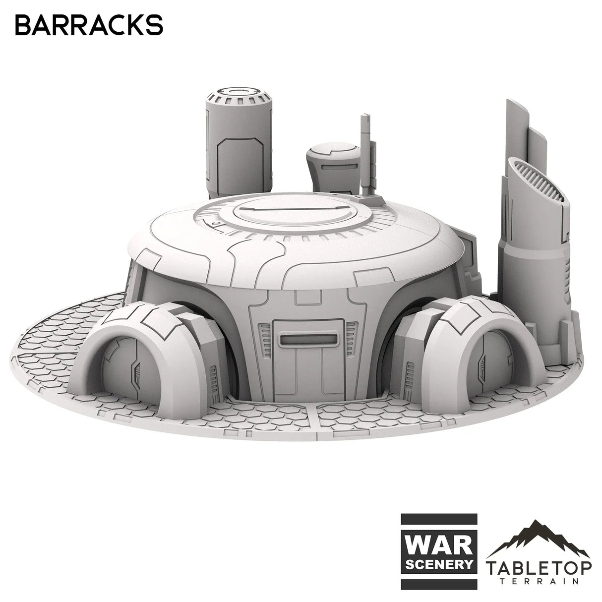 Tabletop Terrain Building Greater Good Barracks