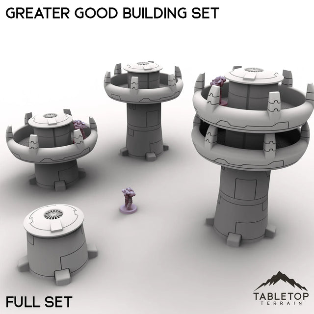 Tabletop Terrain Building Greater Good Building Set