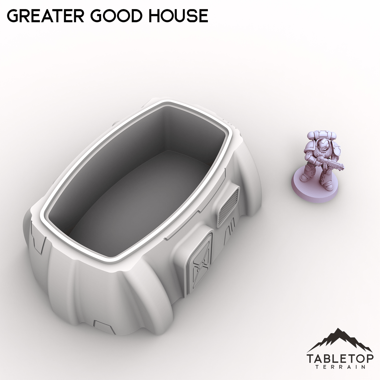 Tabletop Terrain Building Greater Good House