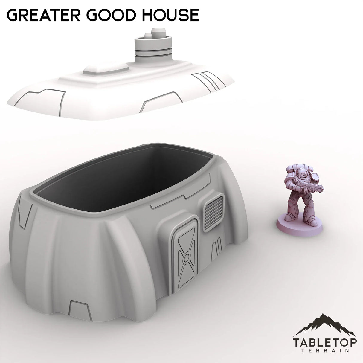 Tabletop Terrain Building Greater Good House