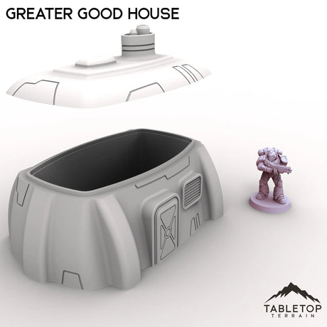 Tabletop Terrain Building Greater Good House