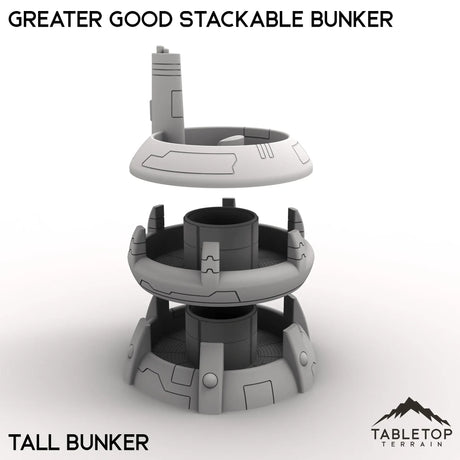 Tabletop Terrain Building Greater Good Stackable Bunker
