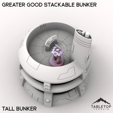 Tabletop Terrain Building Greater Good Stackable Bunker