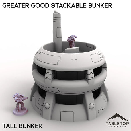 Tabletop Terrain Building Greater Good Stackable Bunker
