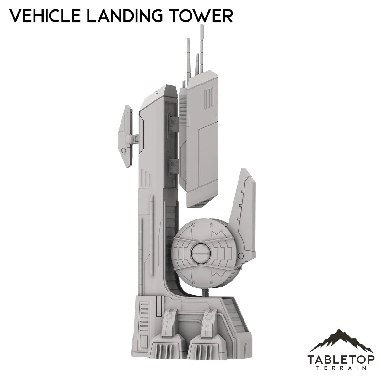 Tabletop Terrain Building Greater Good Vehicle Landing Tower