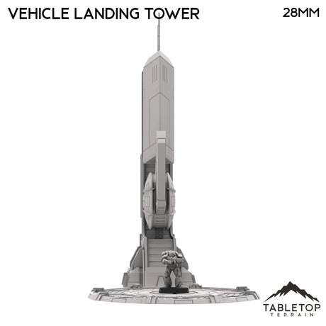 Tabletop Terrain Building Greater Good Vehicle Landing Tower