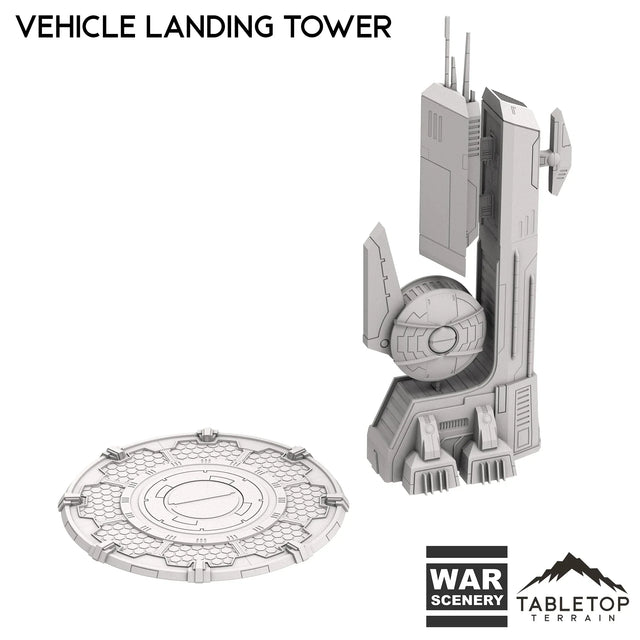 Tabletop Terrain Building Greater Good Vehicle Landing Tower