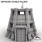Tabletop Terrain Building Grimdark Double Pillbox