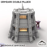 Tabletop Terrain Building Grimdark Double Pillbox