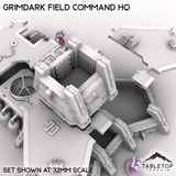 Tabletop Terrain Building Grimdark Field Command HQ