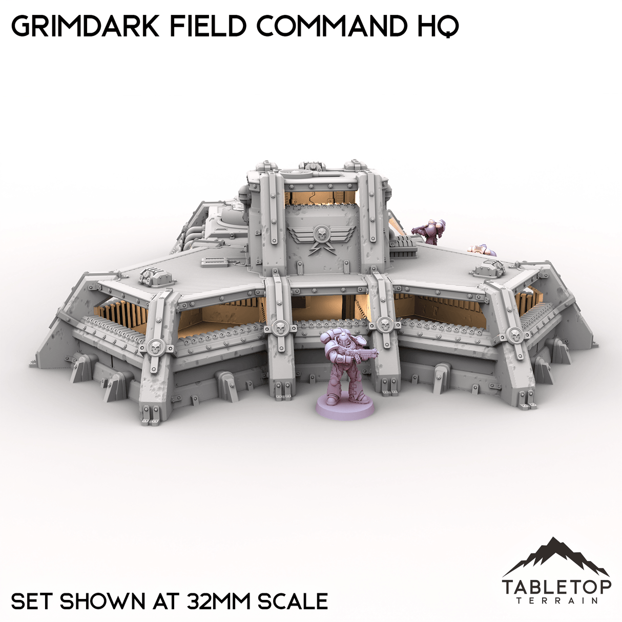 Tabletop Terrain Building Grimdark Field Command HQ