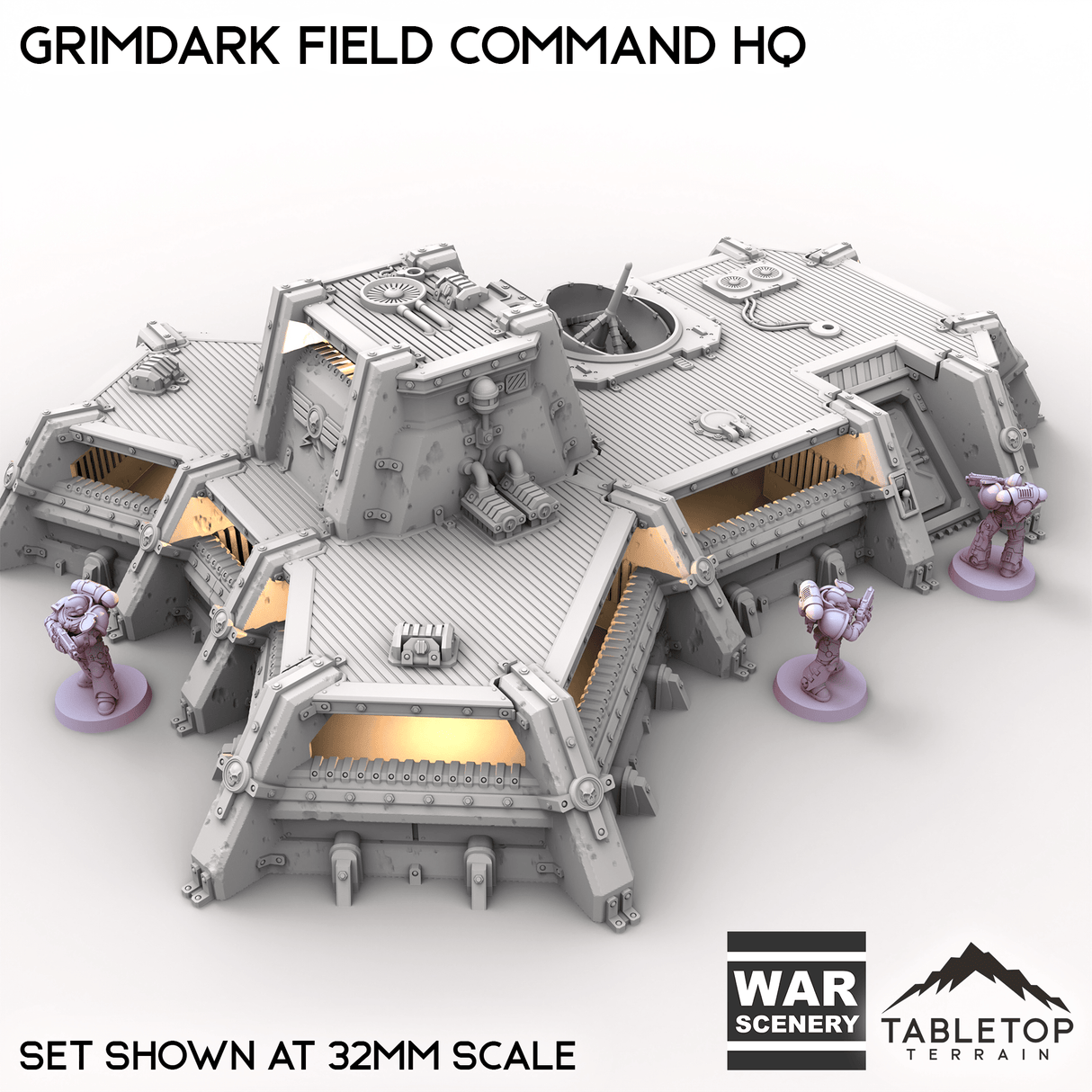 Tabletop Terrain Building Grimdark Field Command HQ