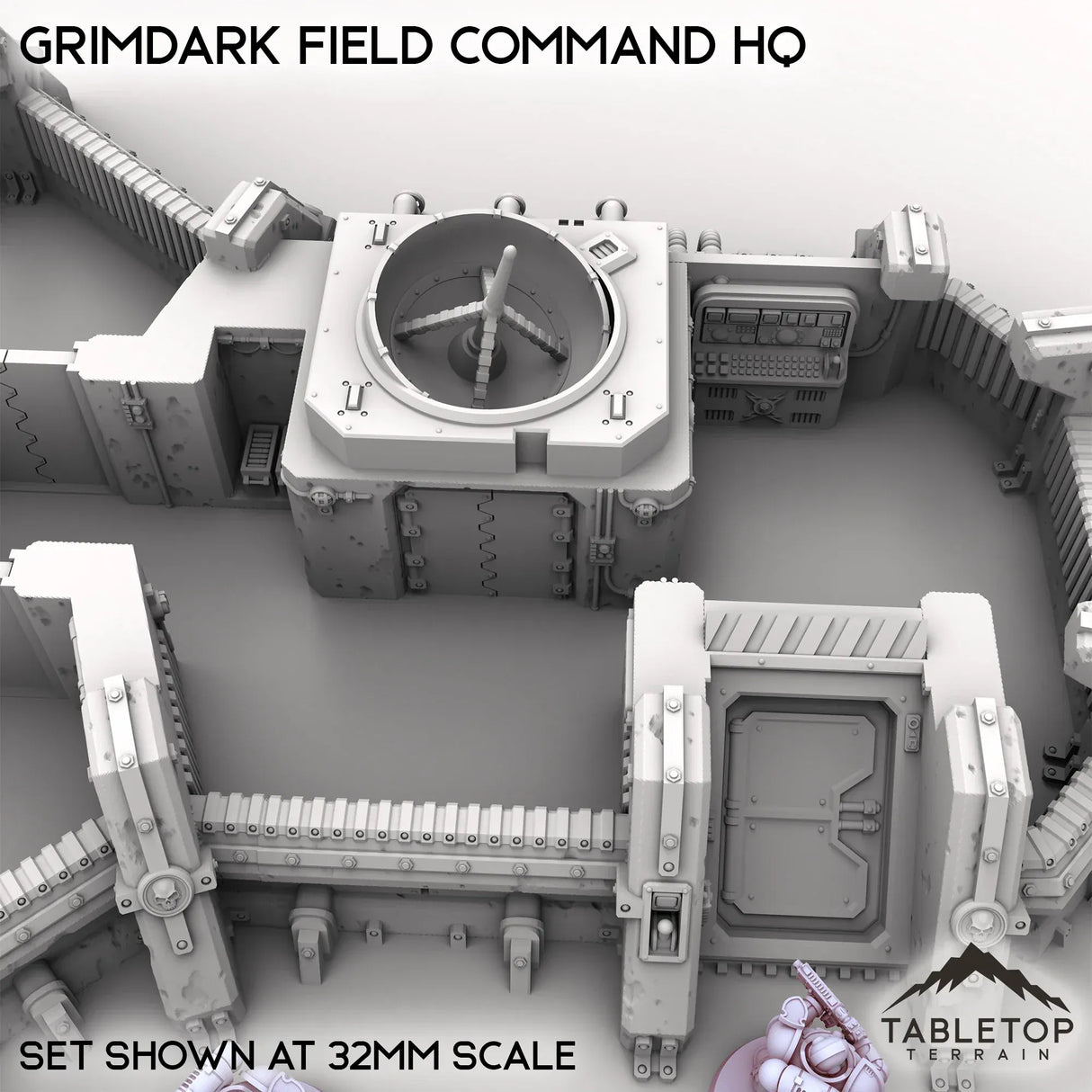 Tabletop Terrain Building Grimdark Field Command HQ