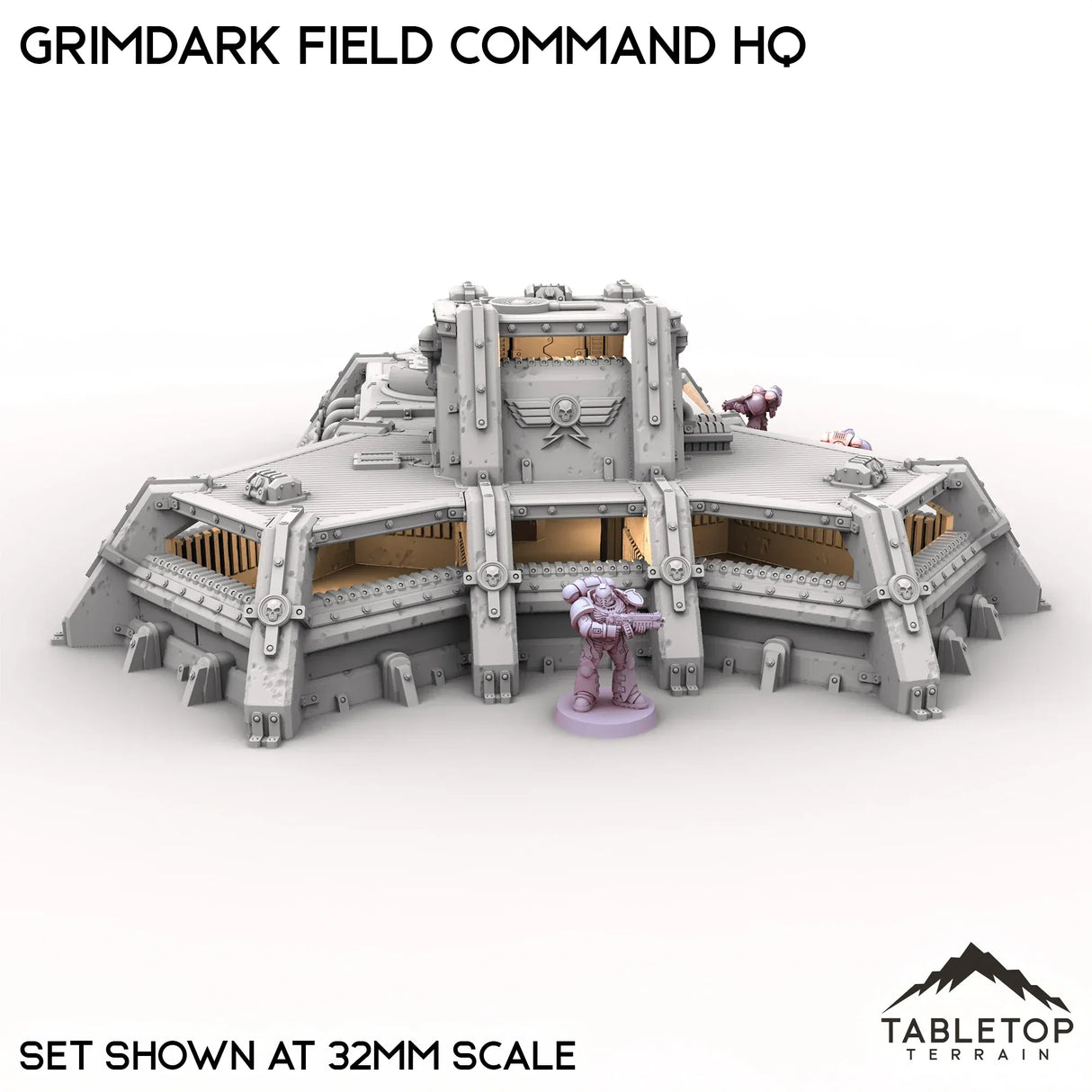 Tabletop Terrain Building Grimdark Field Command HQ