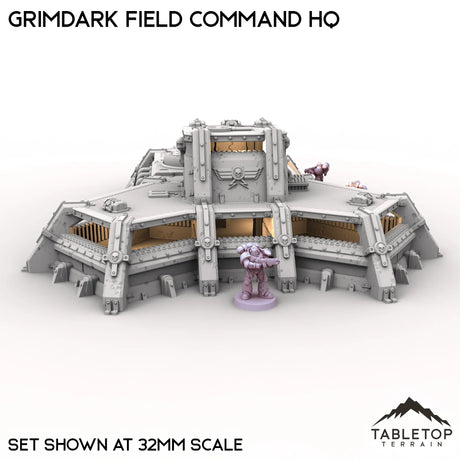 Tabletop Terrain Building Grimdark Field Command HQ