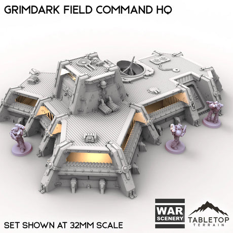 Tabletop Terrain Building Grimdark Field Command HQ