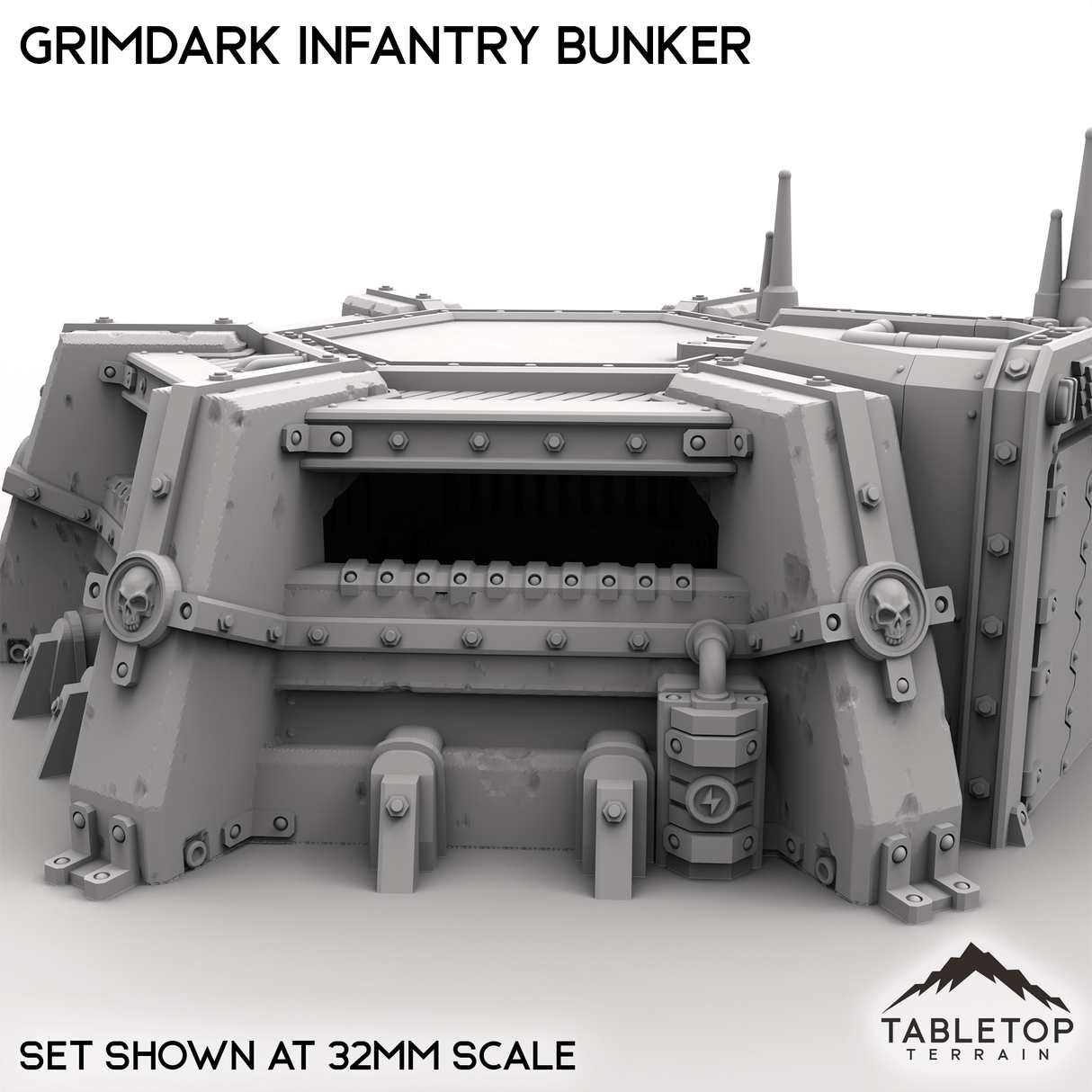 Tabletop Terrain Building Grimdark Infantry Bunker