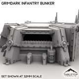 Tabletop Terrain Building Grimdark Infantry Bunker
