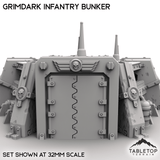 Tabletop Terrain Building Grimdark Infantry Bunker