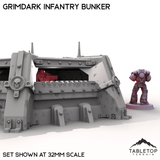 Tabletop Terrain Building Grimdark Infantry Bunker