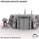 Tabletop Terrain Building Grimdark Infantry Bunker