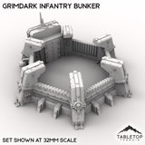 Tabletop Terrain Building Grimdark Infantry Bunker