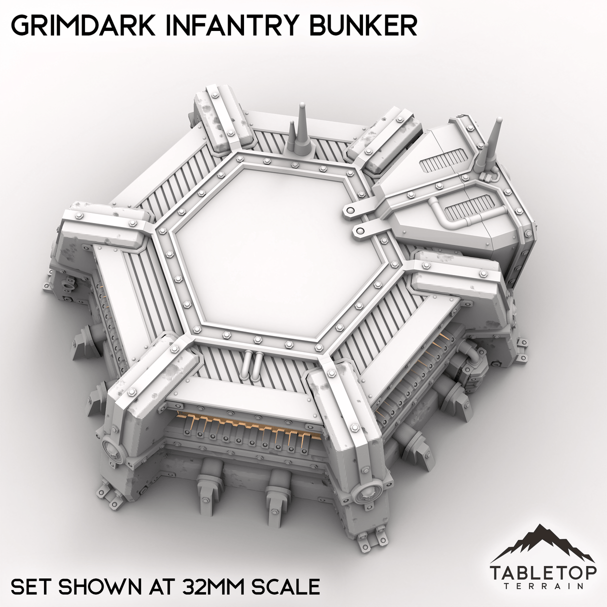 Tabletop Terrain Building Grimdark Infantry Bunker