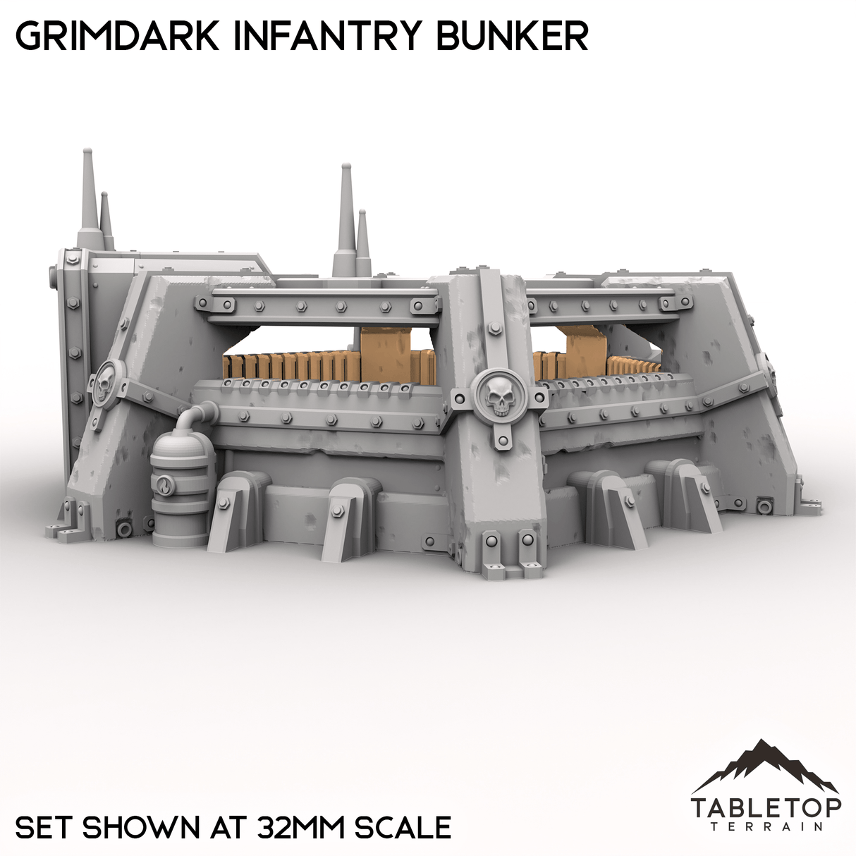 Tabletop Terrain Building Grimdark Infantry Bunker
