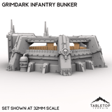 Tabletop Terrain Building Grimdark Infantry Bunker