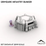 Tabletop Terrain Building Grimdark Infantry Bunker