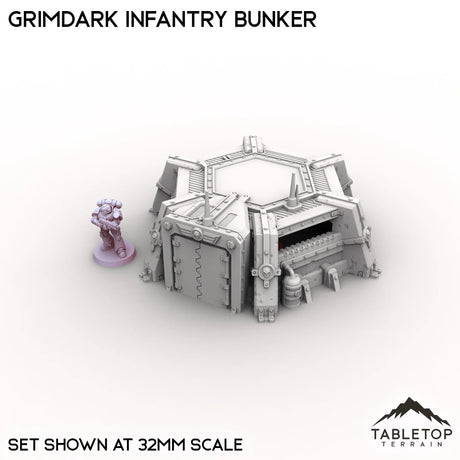 Tabletop Terrain Building Grimdark Infantry Bunker