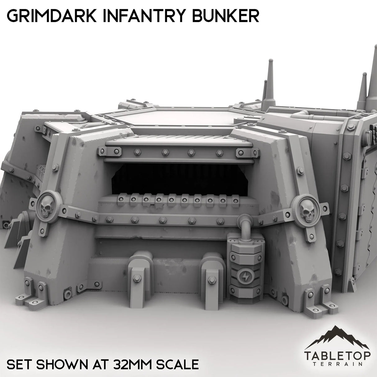 Tabletop Terrain Building Grimdark Infantry Bunker