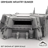 Tabletop Terrain Building Grimdark Infantry Bunker
