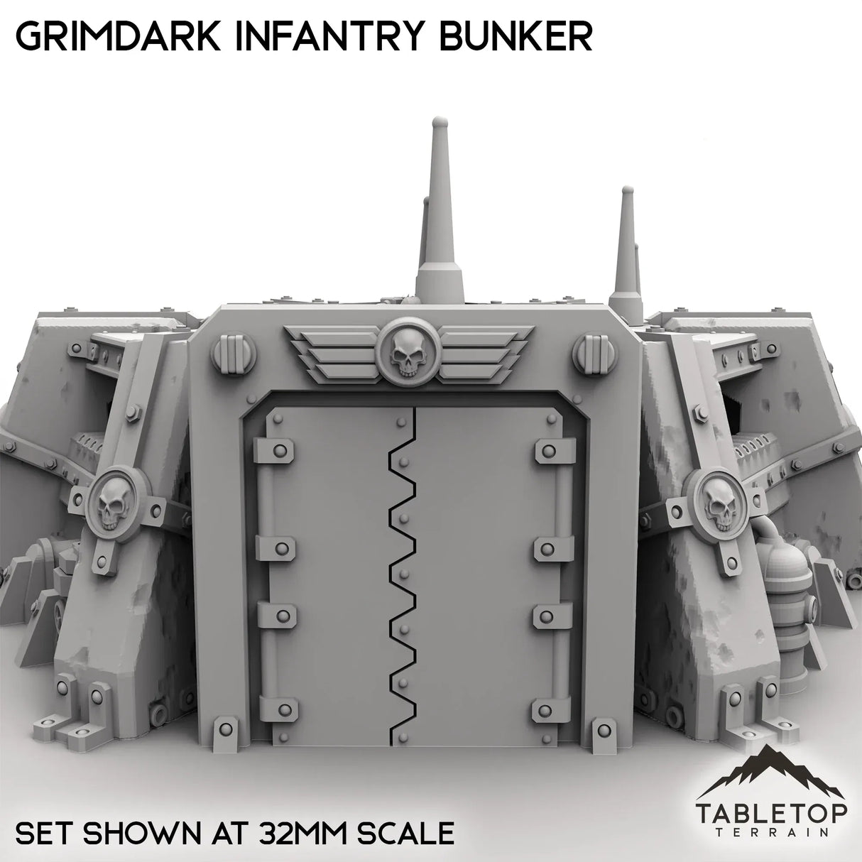 Tabletop Terrain Building Grimdark Infantry Bunker